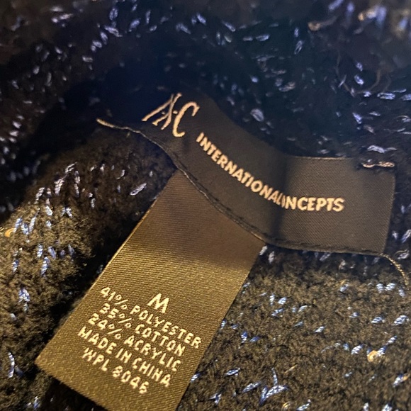 International Concepts Sparkly Blue Sweater - Picture 4 of 5